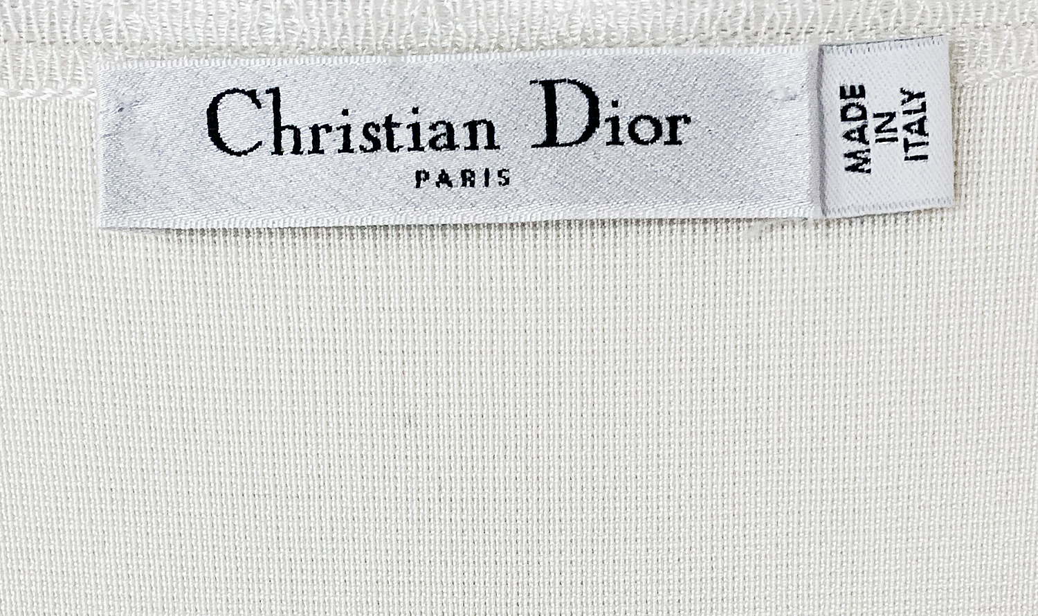 Белый топ Christian Dior