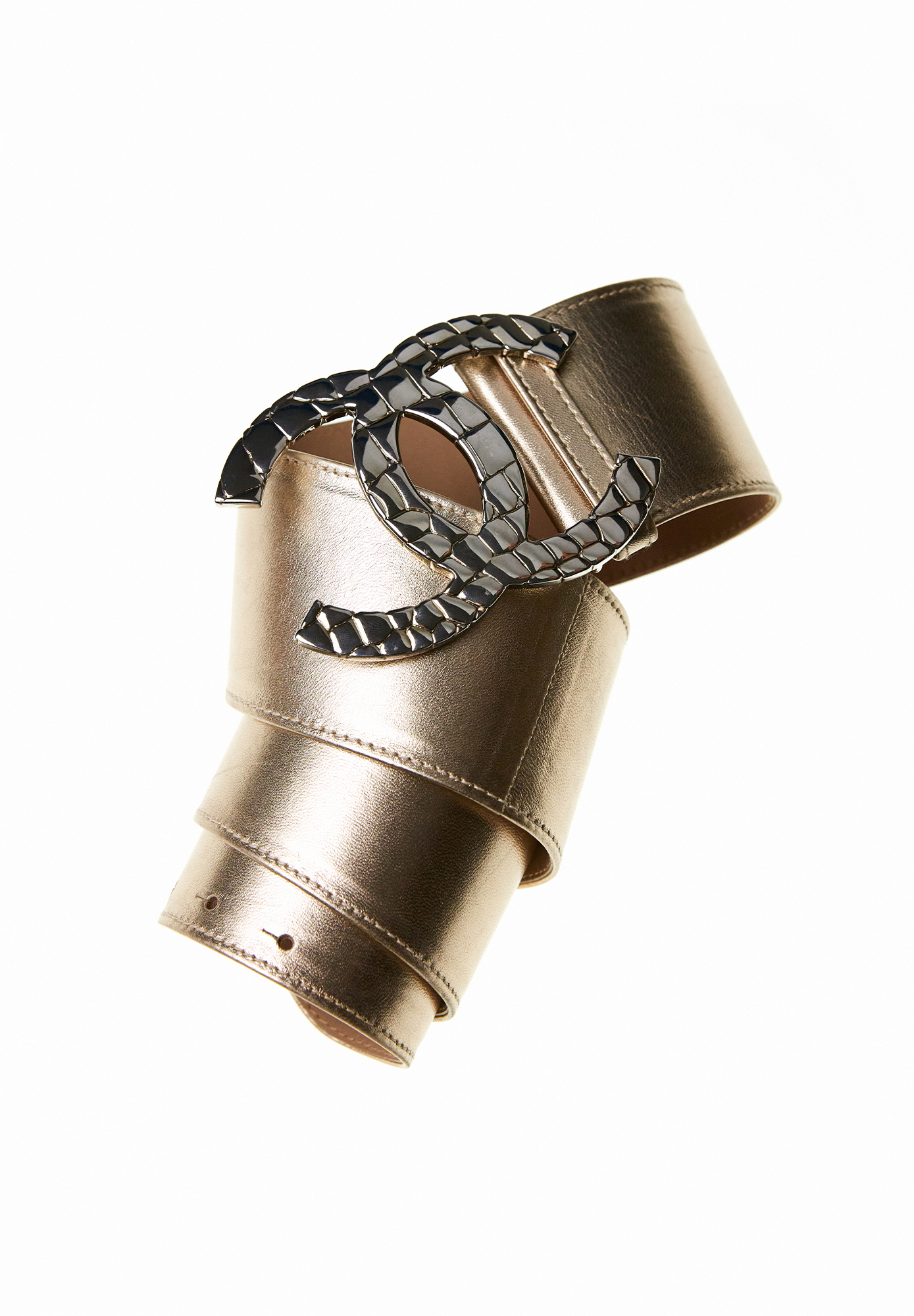 Ремень Chanel с логотипом