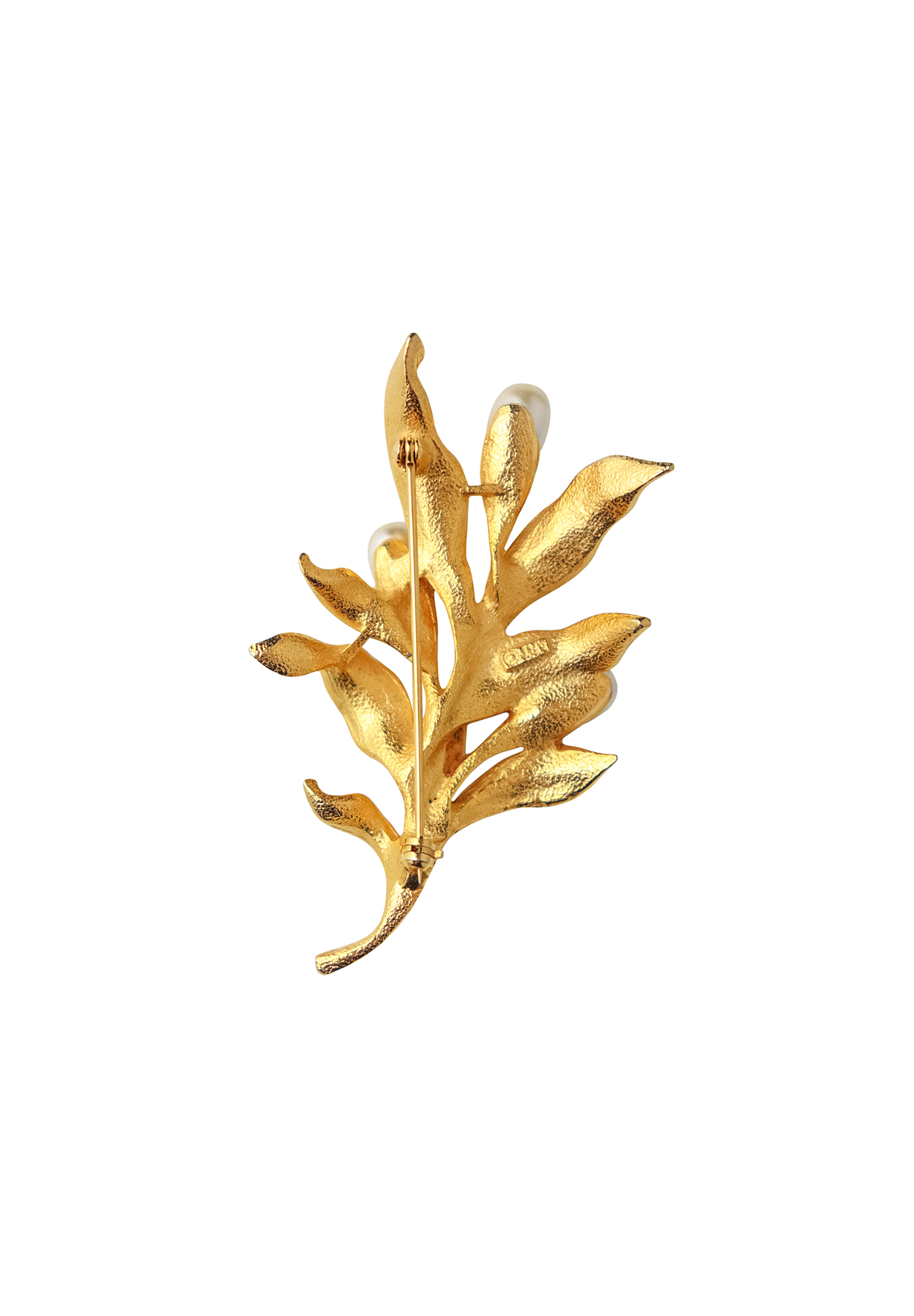 Брошь-ветвь Art с жемчугом