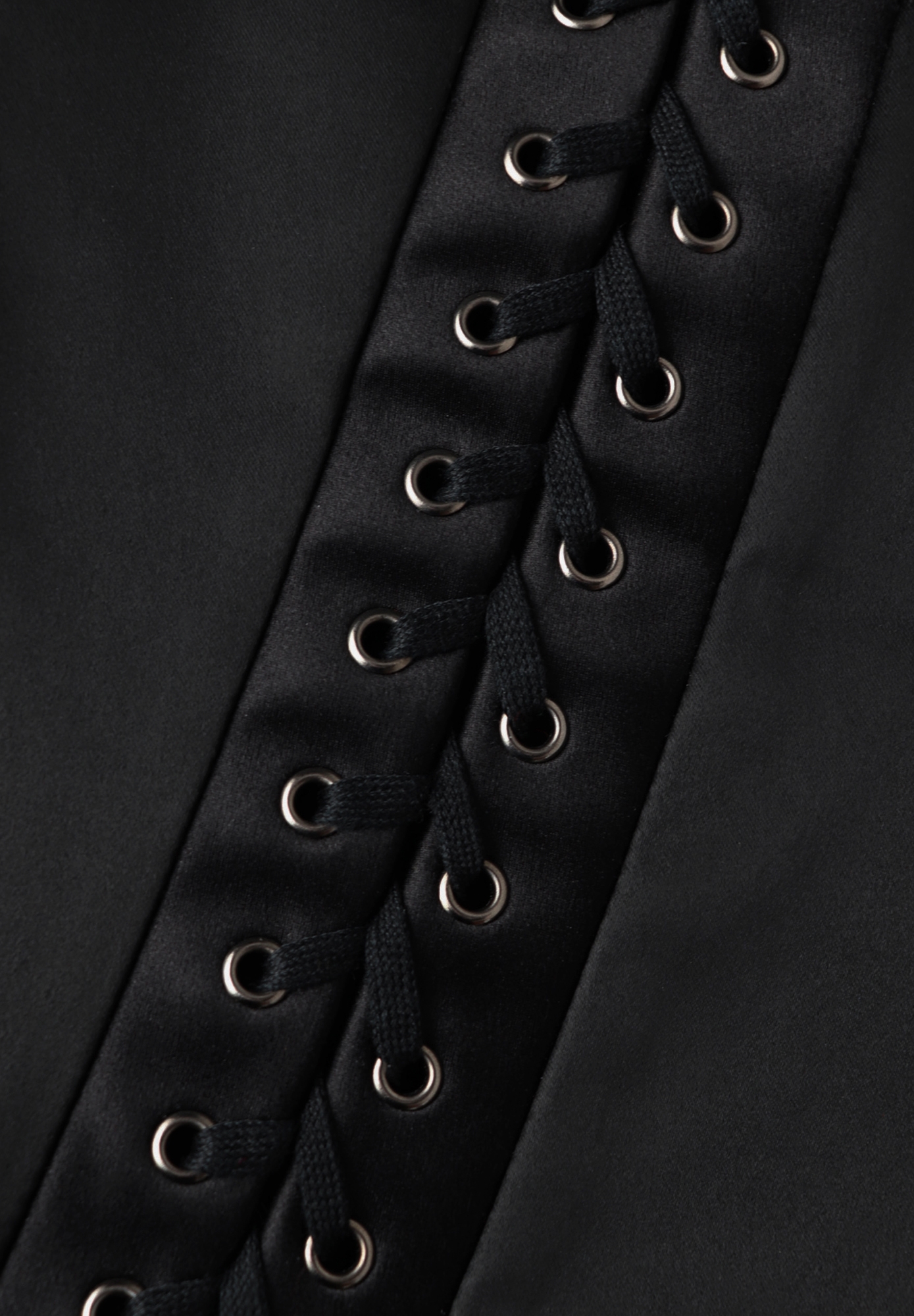 Атласные брюки Dolce&Gabbana со шнуровкой