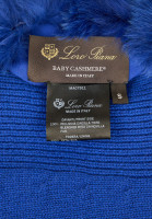 Синий меховой жилет Loro Piana