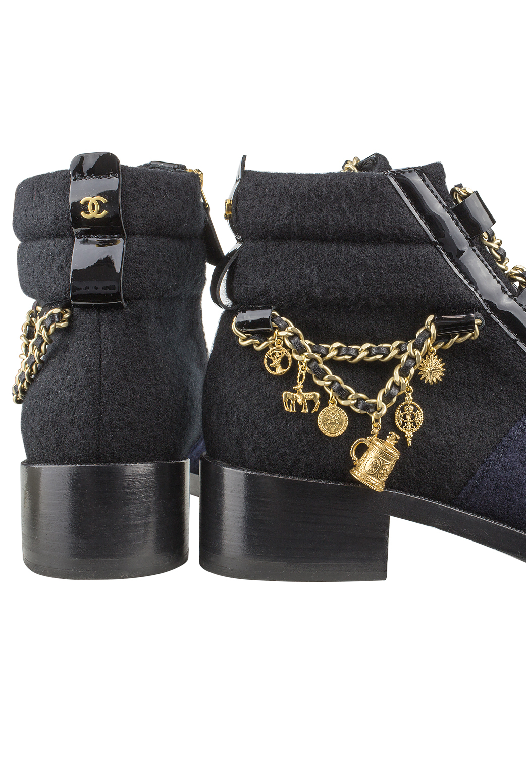 Ботинки Chanel с подвесками