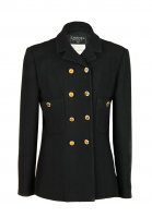 Классический черный жакет Chanel