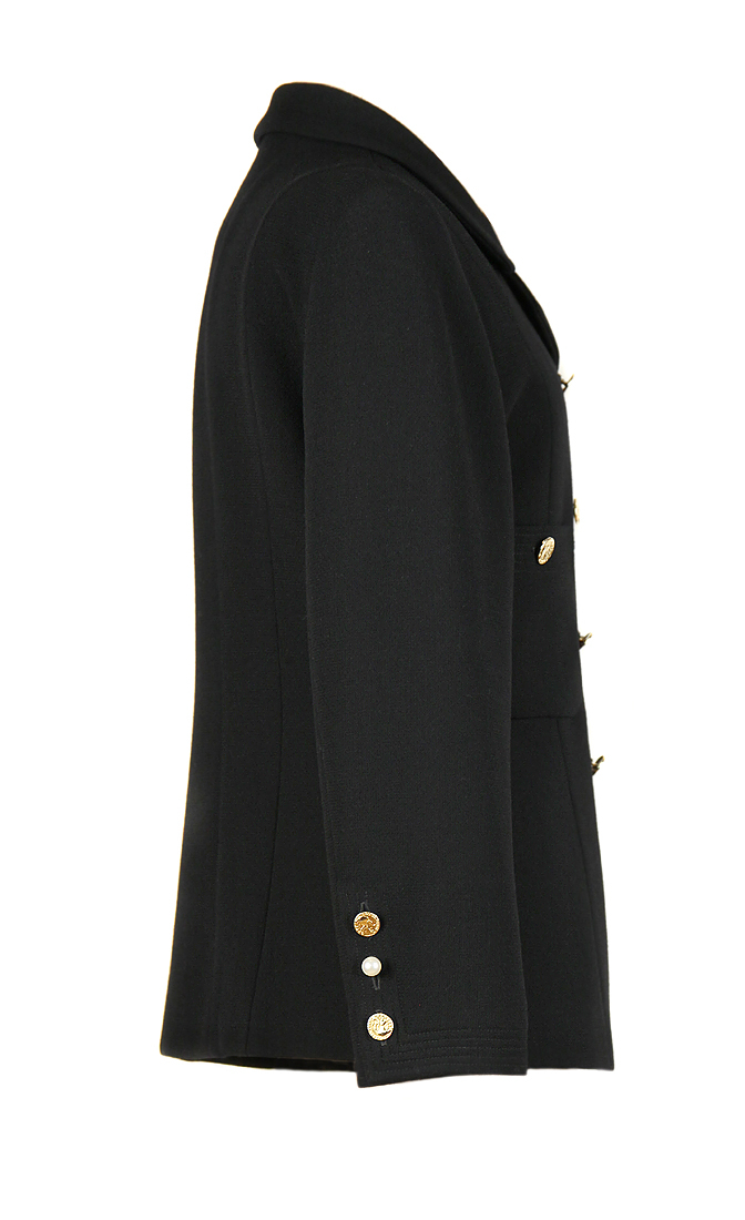 Классический черный жакет Chanel