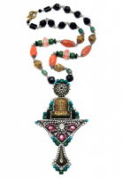 Массивное колье Larry Vrba с кристаллами