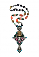 Массивное колье Larry Vrba с кристаллами