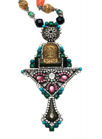 Массивное колье Larry Vrba с кристаллами