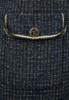 Твидовая накидка-жилет Chanel