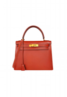 Сумка Hermès Kelly 28 Brique Box Sellier