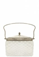 Хрустальный сундучок с ручкой и крышкой