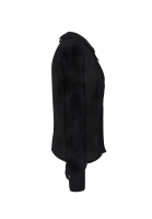 Черная блузка Chanel с бантом