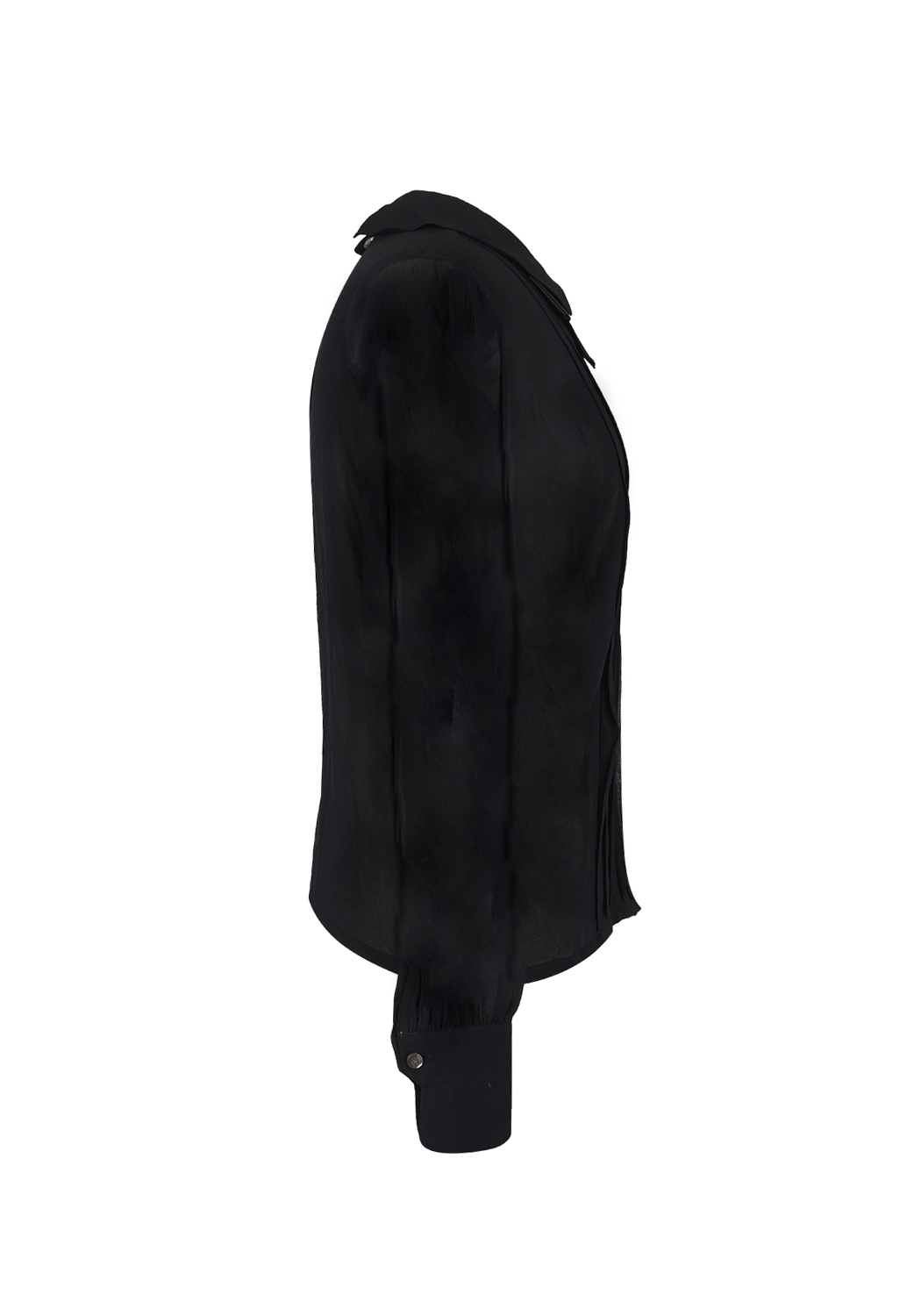 Черная блузка Chanel с бантом