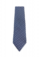 Шелковый галстук Hermès с замками