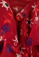 Красный комплект Christian Dior с цветочным принтом