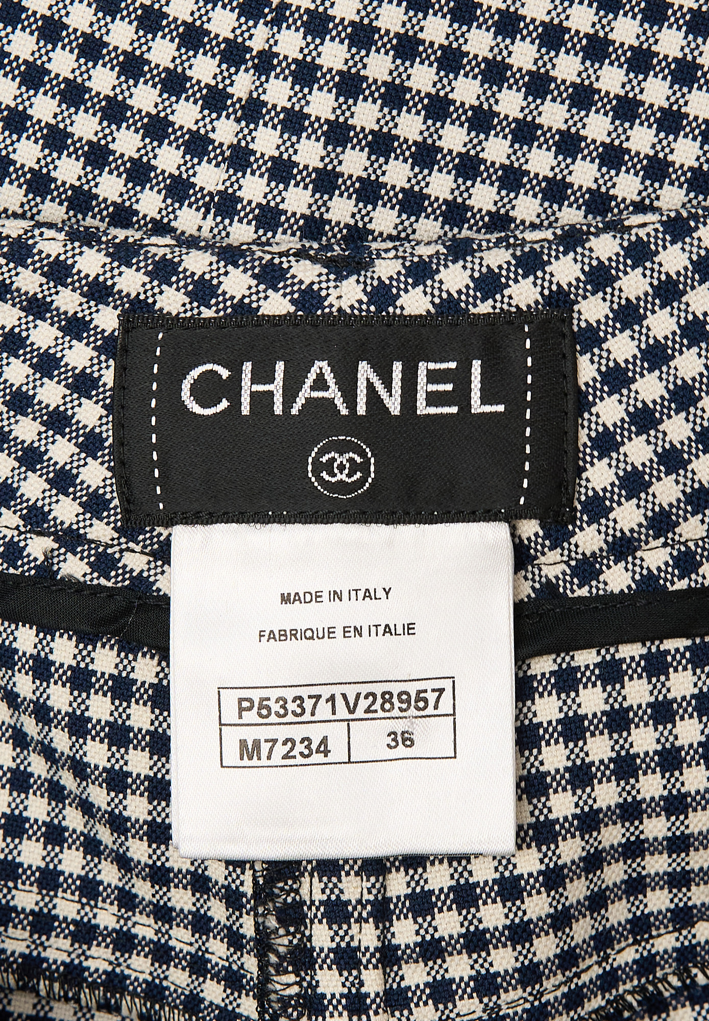 Брюки Chanel в клетку