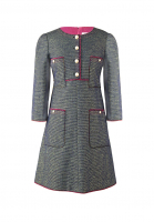 Платье Chanel с жемчужными пуговицами