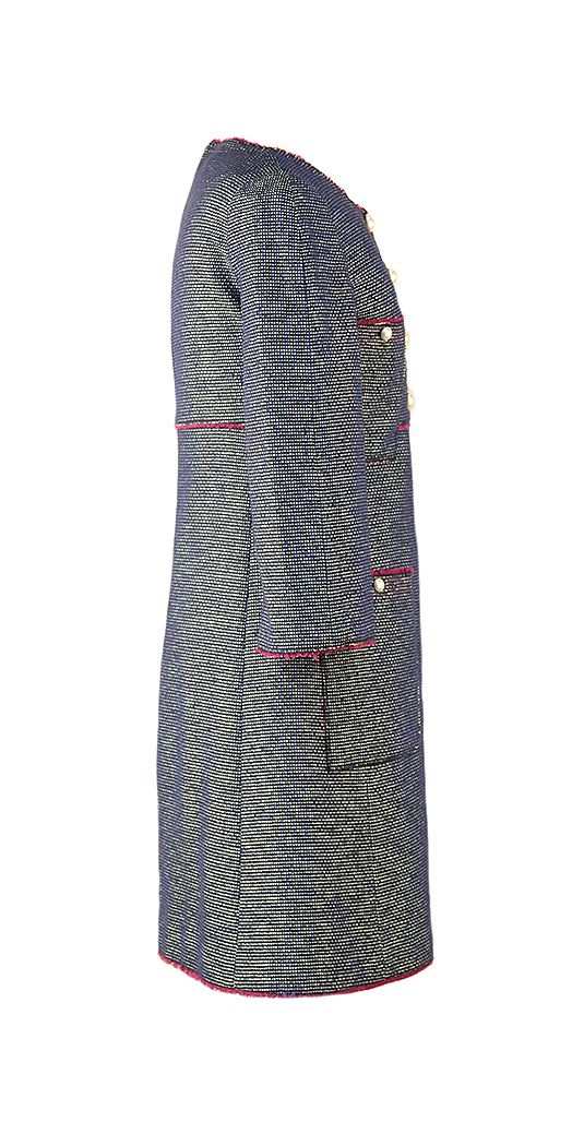 Платье Chanel с жемчужными пуговицами