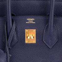 Сумка Hermès Birkin 25 Blue Encre Togo