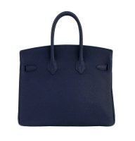 Сумка Hermès Birkin 25 Blue Encre Togo