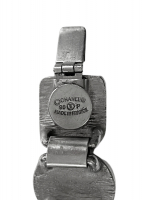 Серебристый браслет Chanel с кристаллами