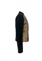 Черный жакет Yves Saint Laurent с золотистыми пуговицами