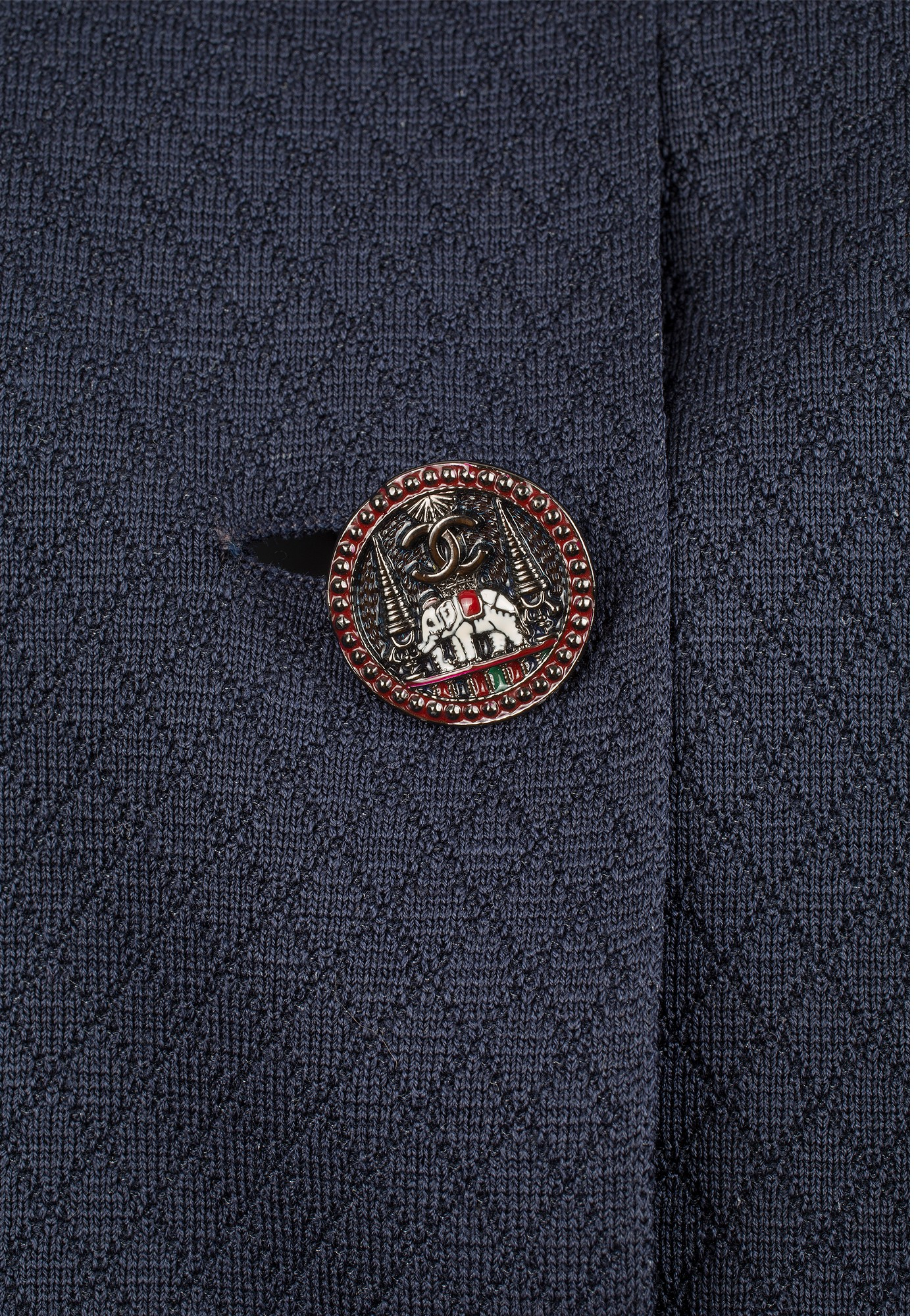 Рубашка Chanel Paris-Bombay из шелка