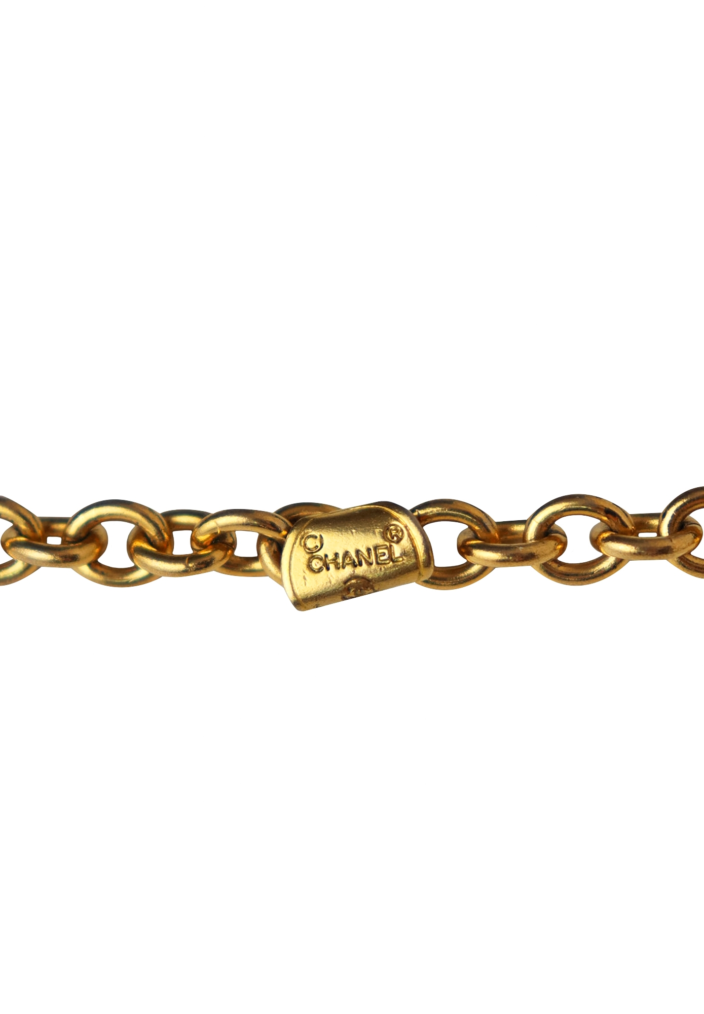 Колье-цепочка Chanel с кристаллами