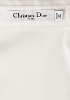 Белая рубашка Christian Dior с плиссировкой