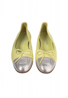 Жёлтые балетки Chanel