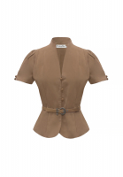 Коричневый жакет Christian Dior