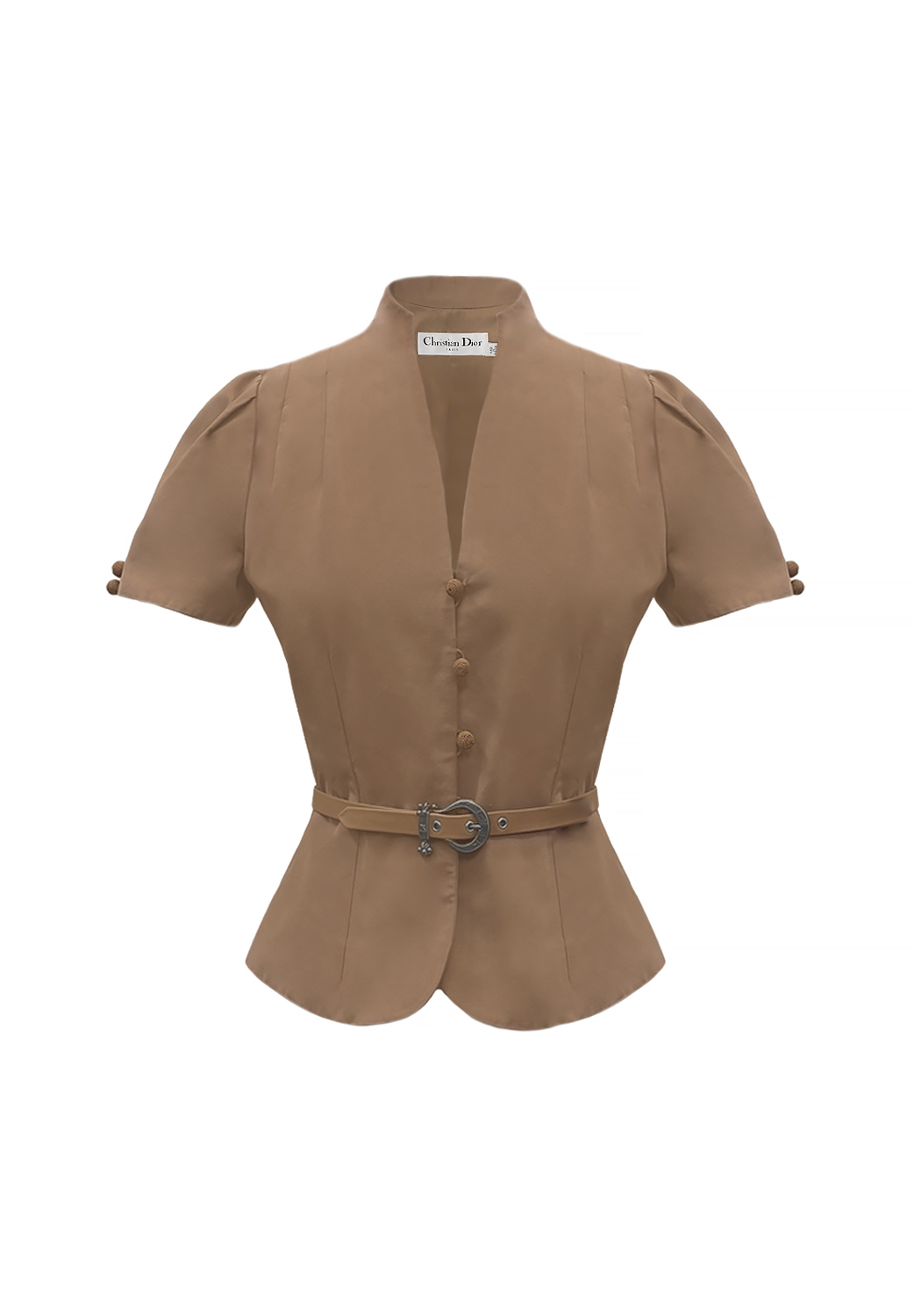 Коричневый жакет Christian Dior