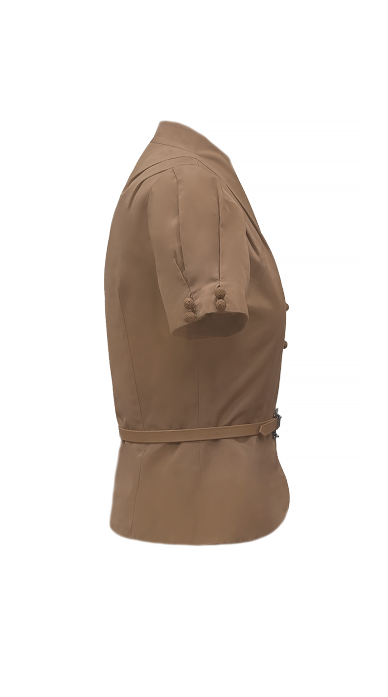 Коричневый жакет Christian Dior