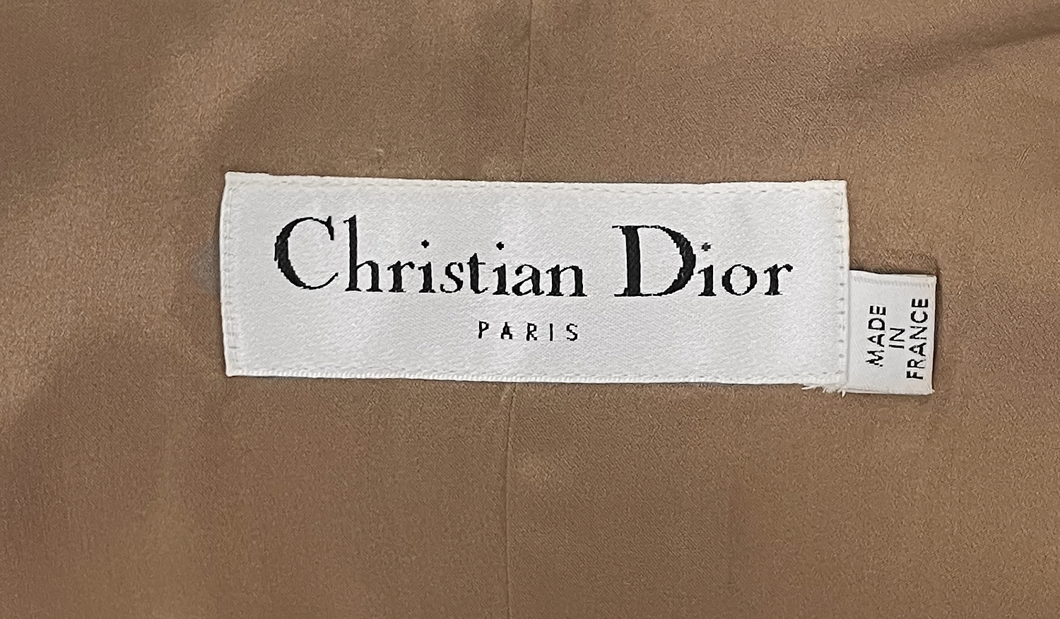Коричневый жакет Christian Dior
