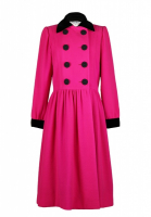 Двубортное пальто Yves Saint Laurent