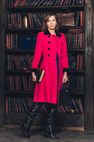 Двубортное пальто Yves Saint Laurent