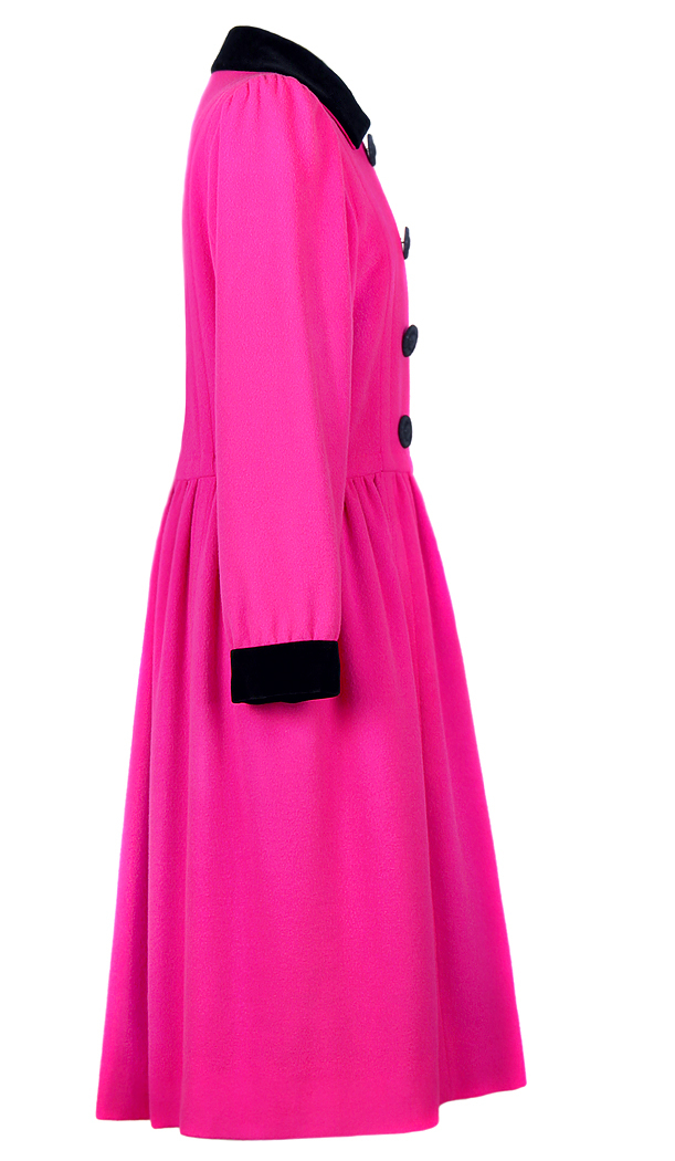 Двубортное пальто Yves Saint Laurent