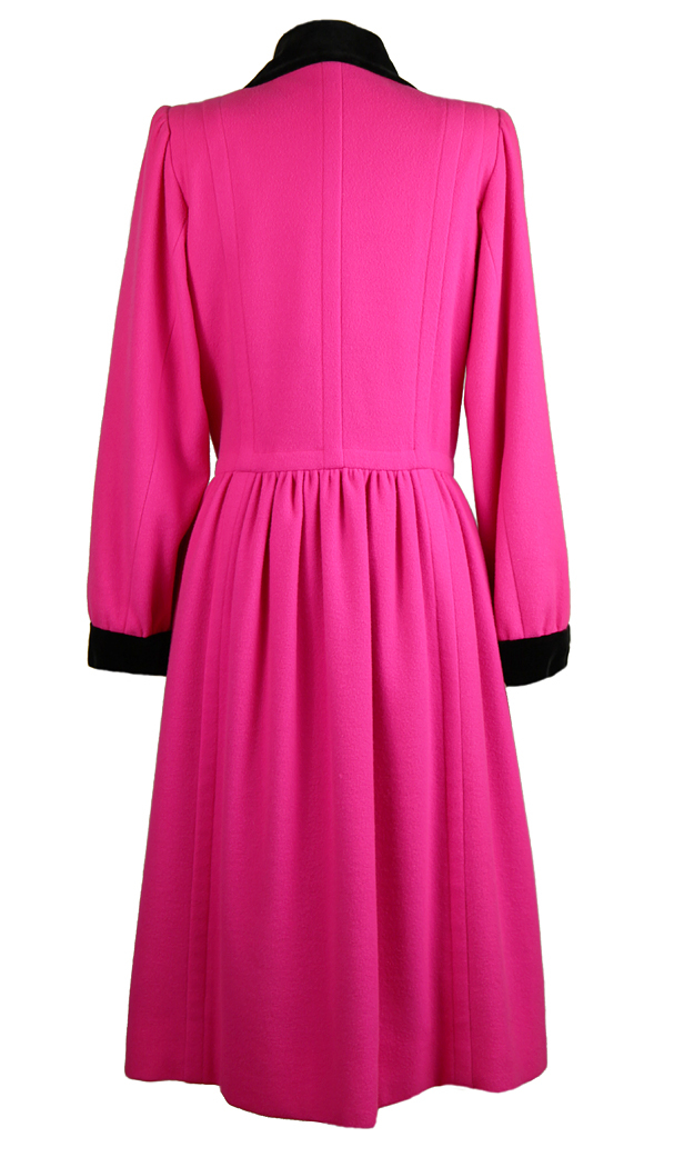 Двубортное пальто Yves Saint Laurent