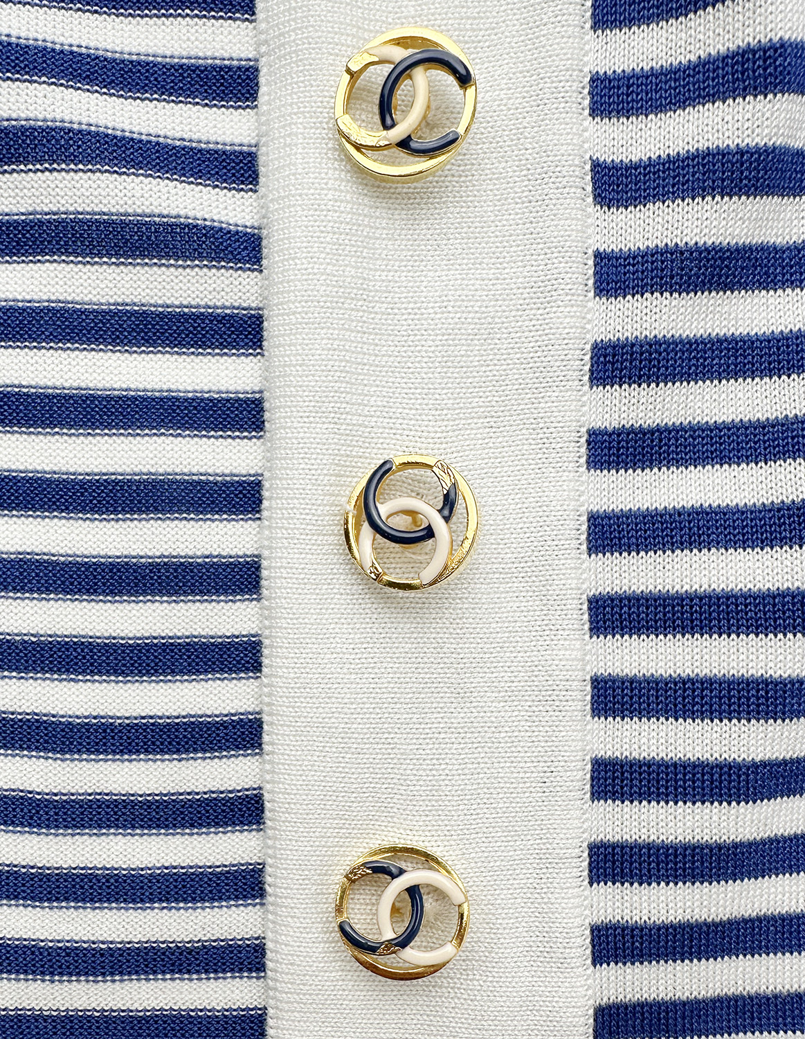 Костюм Chanel в полоску