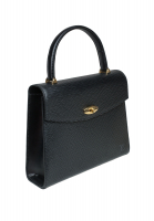 Черная кожаная сумка Louis Vuitton 