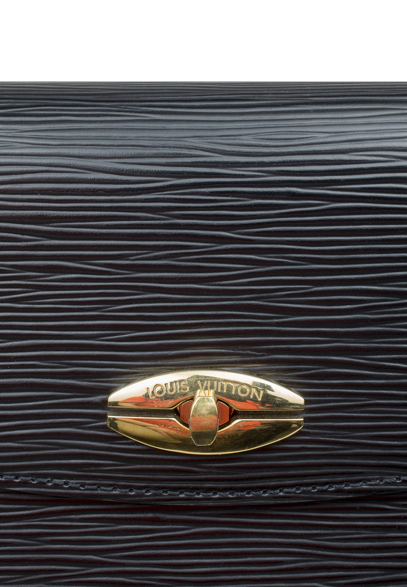 Черная кожаная сумка Louis Vuitton 