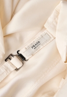 Шелковый жакет Prada с открытой спиной