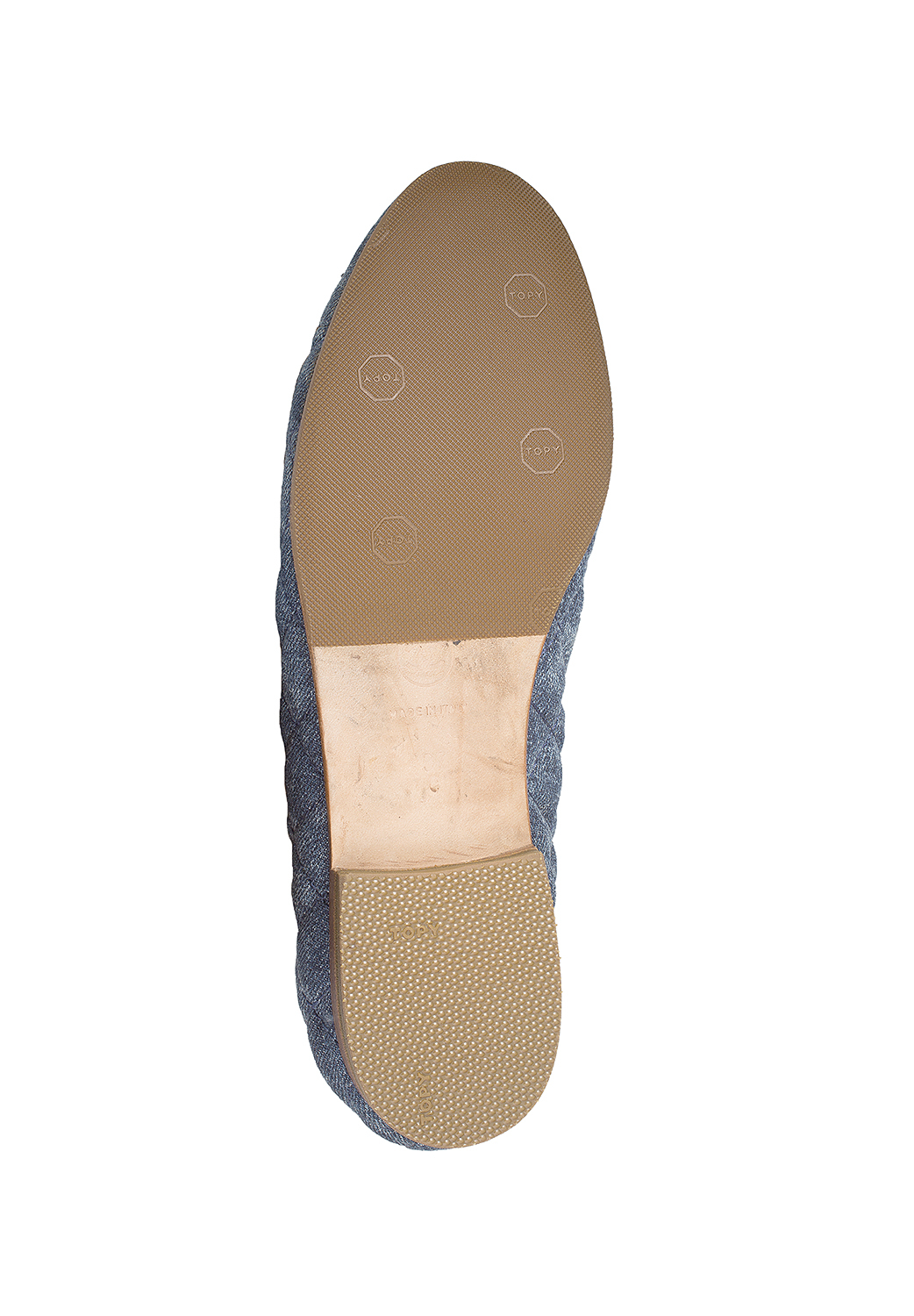 Джинсовые балетки Chanel