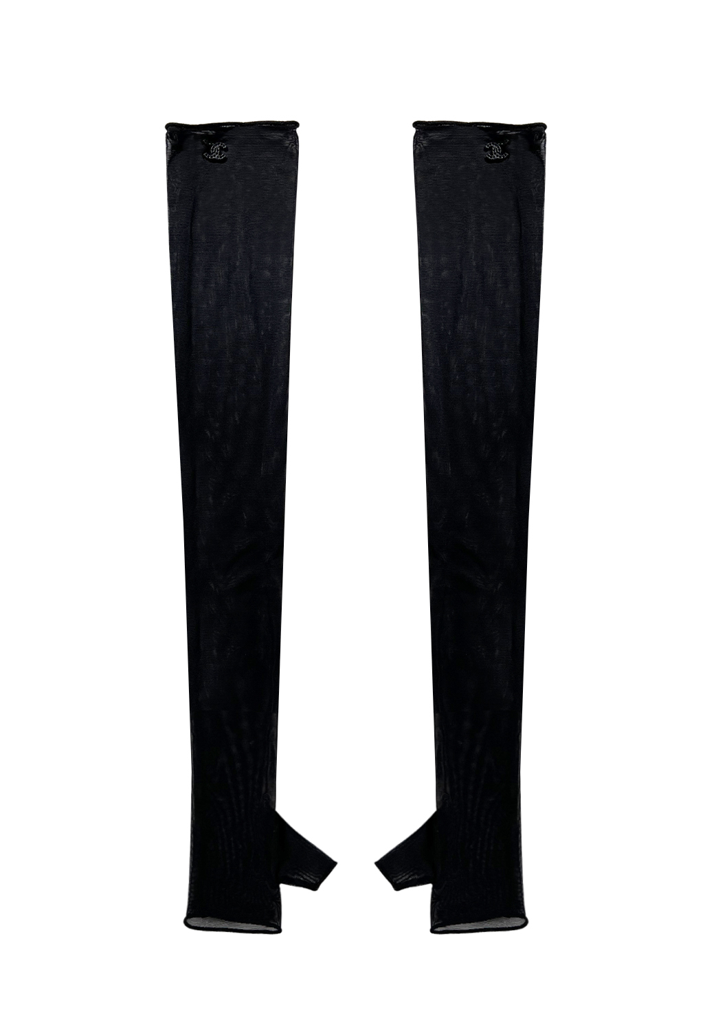 Чёрные перчатки Chanel