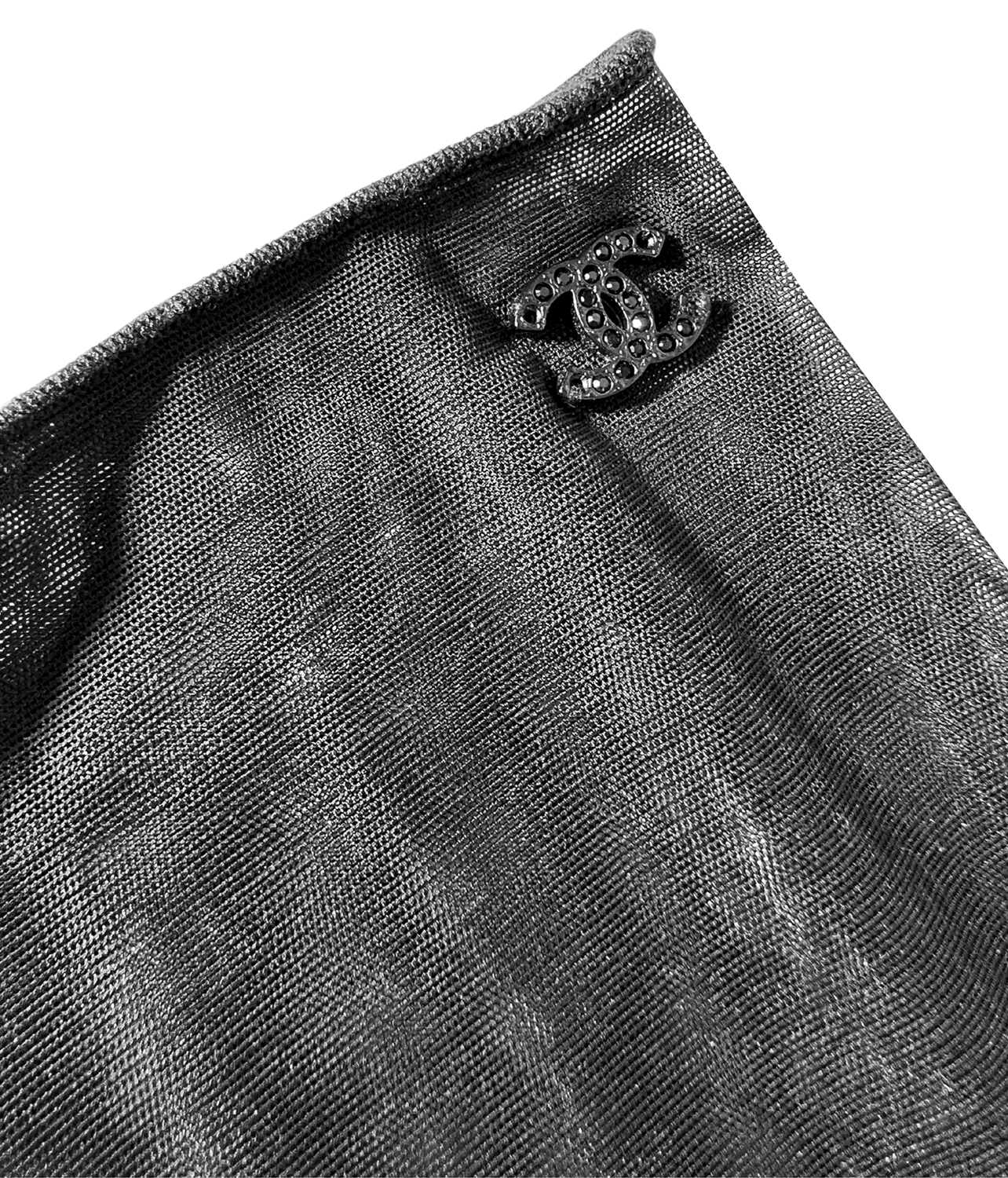 Чёрные перчатки Chanel