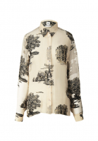 Полупрозрачная блузка Hermès