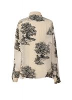 Полупрозрачная блузка Hermès