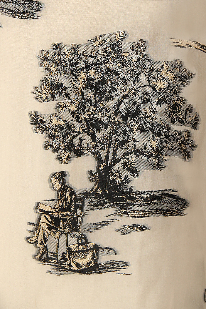 Полупрозрачная блузка Hermès