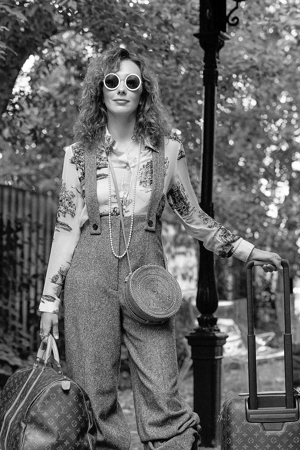 Полупрозрачная блузка Hermès