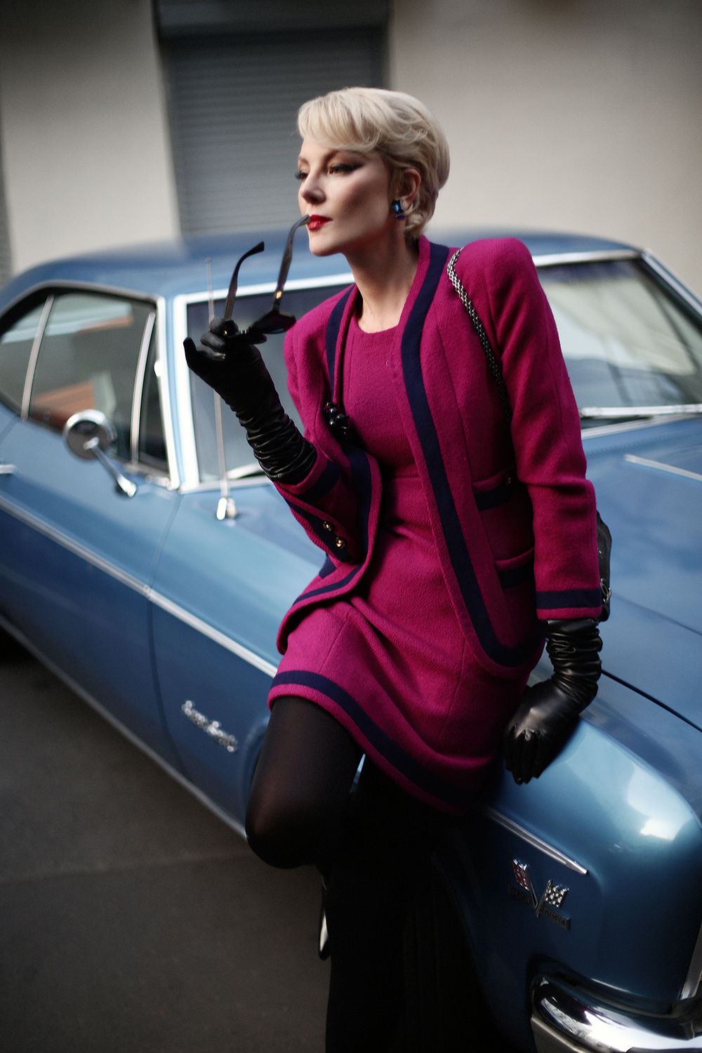 Твидовое платье Chanel haute couture