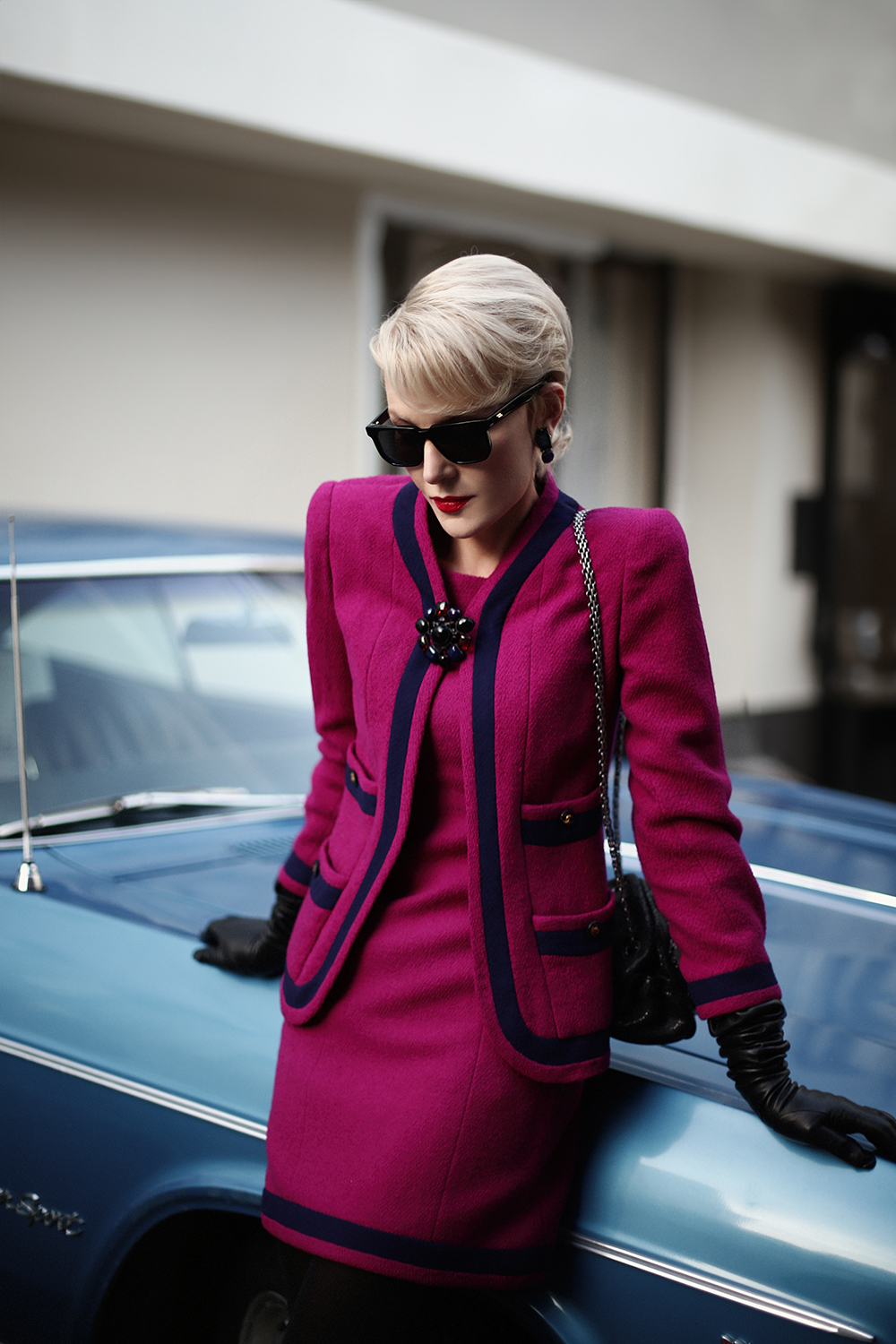 Твидовое платье Chanel haute couture